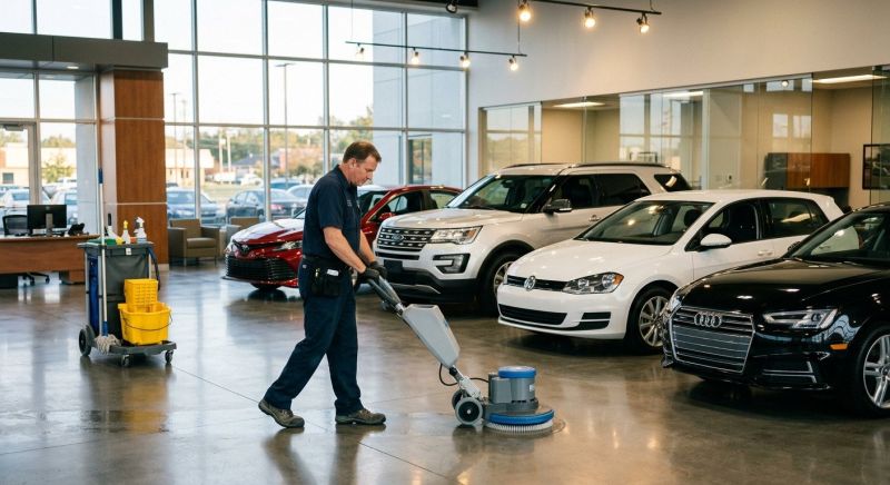 Automobile Dealership Cleaning in Conroe, TX