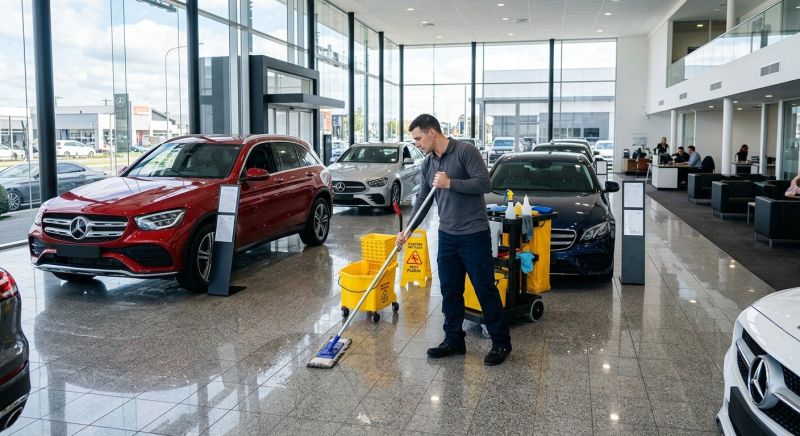 Automobile Dealership Cleaning in Denton, TX