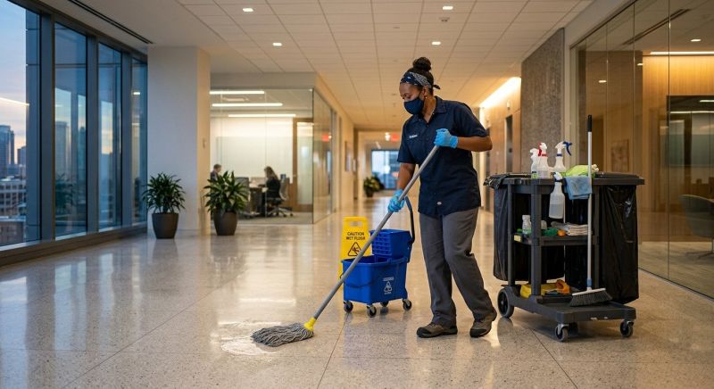 Commercial Floor Cleaning in Conroe, TX