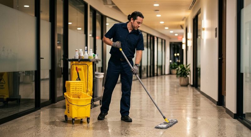 Commercial Kitchen Mopping in Denton, TX