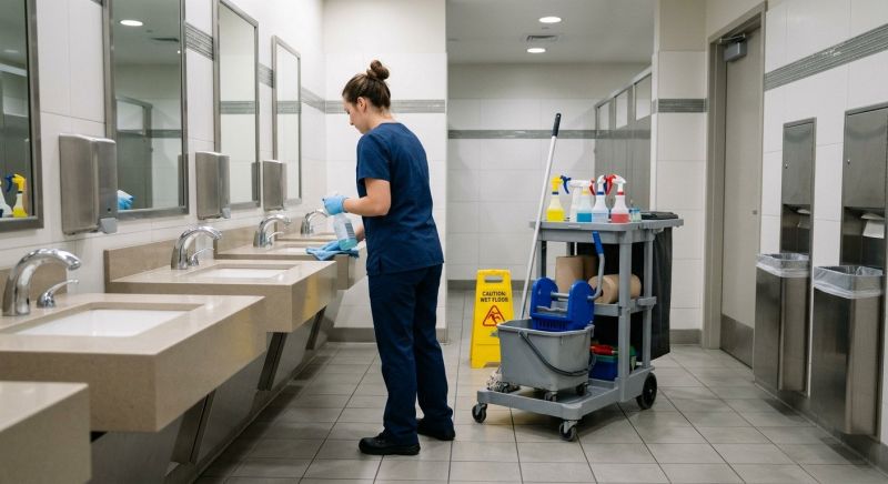 Restroom Cleaning in Frisco, TX